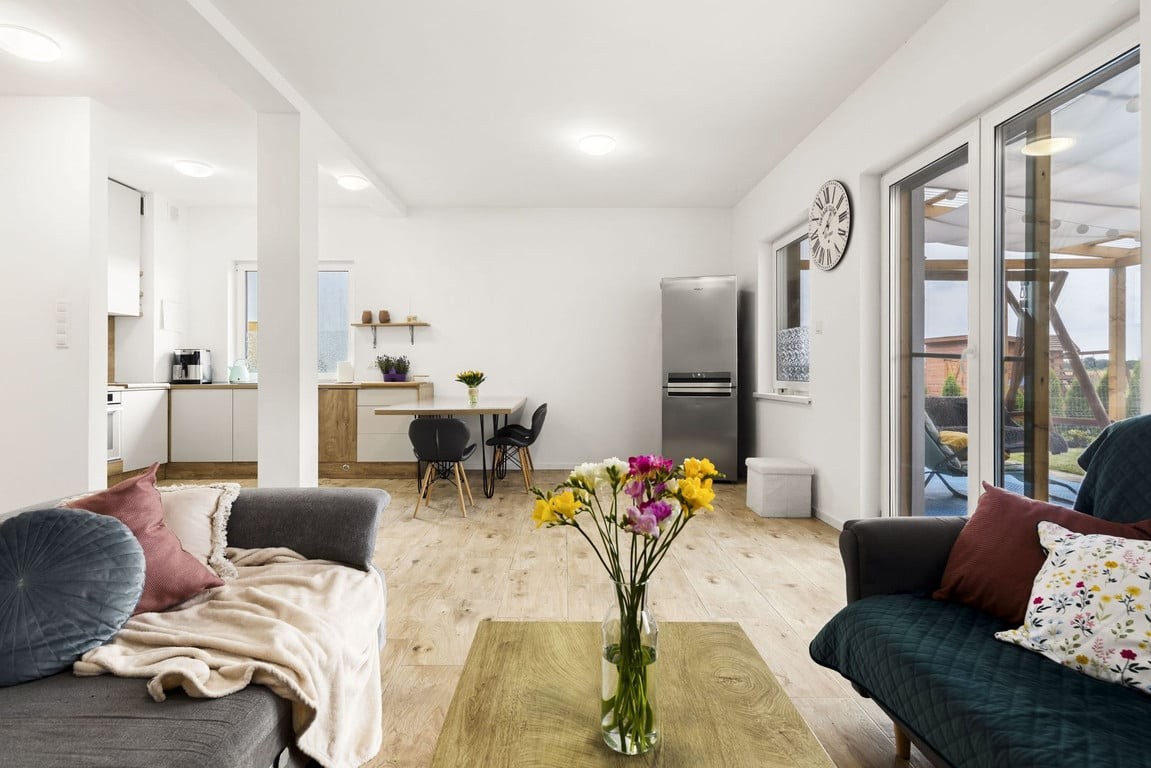 Dobrzykowice. Funkcjonalny bliźniak 121 m² blisko szkoły i stacji PKP