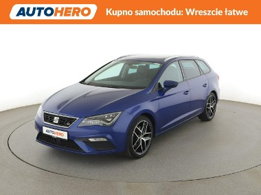 SEAT Leon III DSG full LED półskóra navi klima auto grzane fotele czujniki parkowa-1
