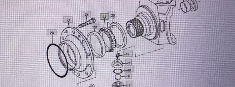 John Deere JD9050/pierścień wewnętrzny/John Deere 4555/4755/4955-1