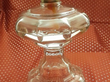 szklana lampa naftowa stara-1