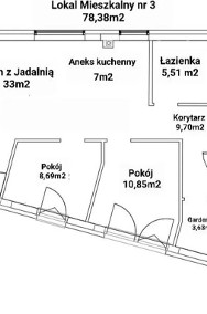 Mieszkanie, sprzedaż, 78.00, Warszawa, Ursynów-2