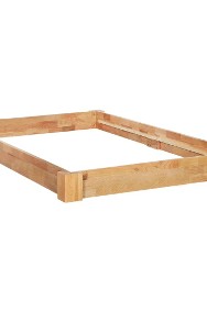 vidaXL Rama łóżka z litego drewna dębowego, 120 x 200 cm 247257-2