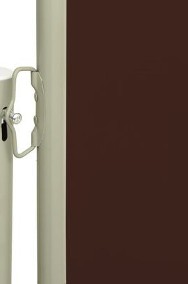 vidaXL Zwijana markiza boczna na taras, 160x500 cm, brązowa-3