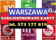 Warszawa Zarejestrowane karty SIM polskie startery telefoniczne ANONIM działają