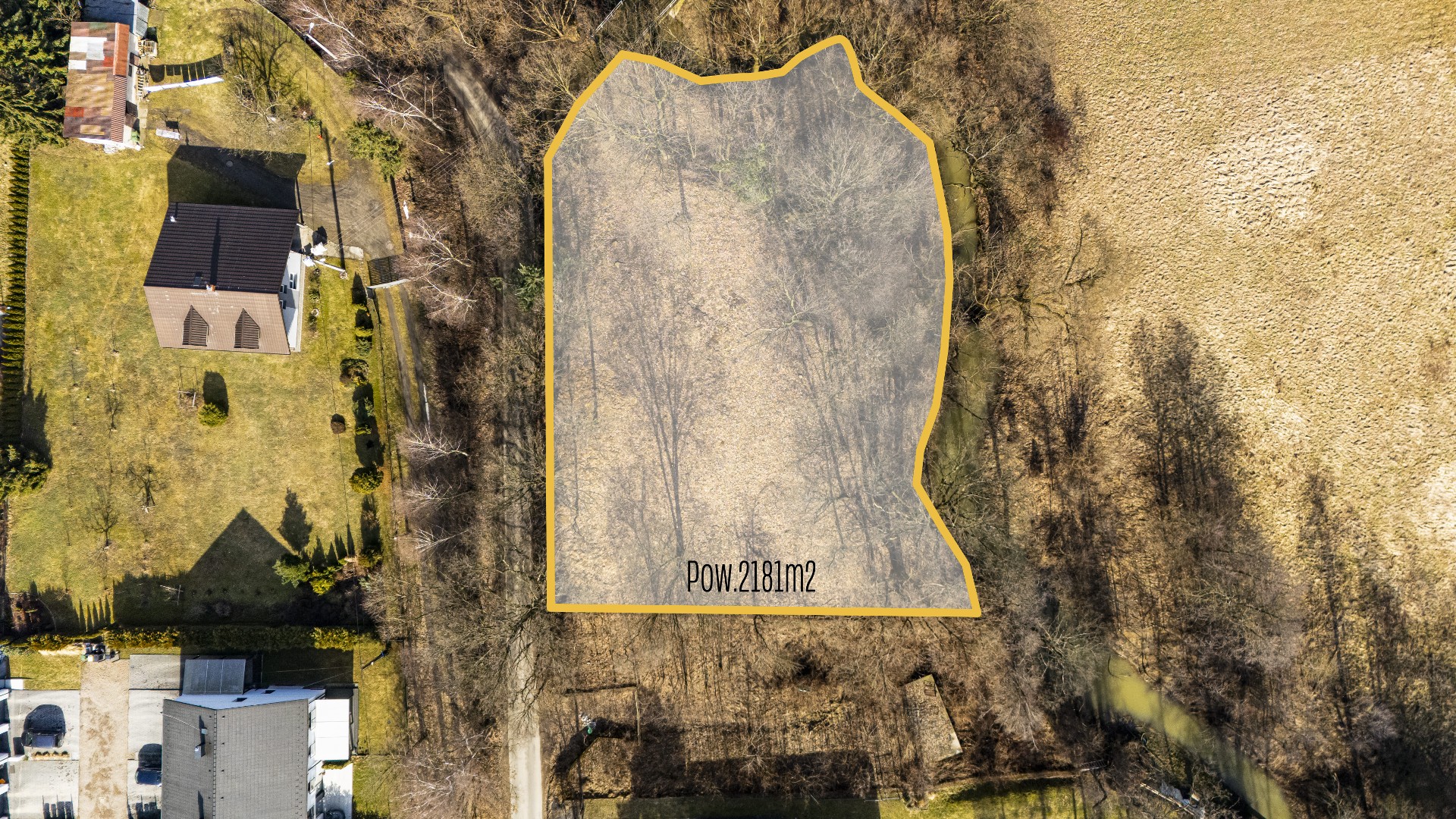 SKAWINA, UL. ŁANOWA | 2181 m² | OK. 1200 m² CZĘŚĆ BUDOWLANA (MN) | MEDIA W DRODZE | DOJAZD Z ASFALTU - Ansicht 6