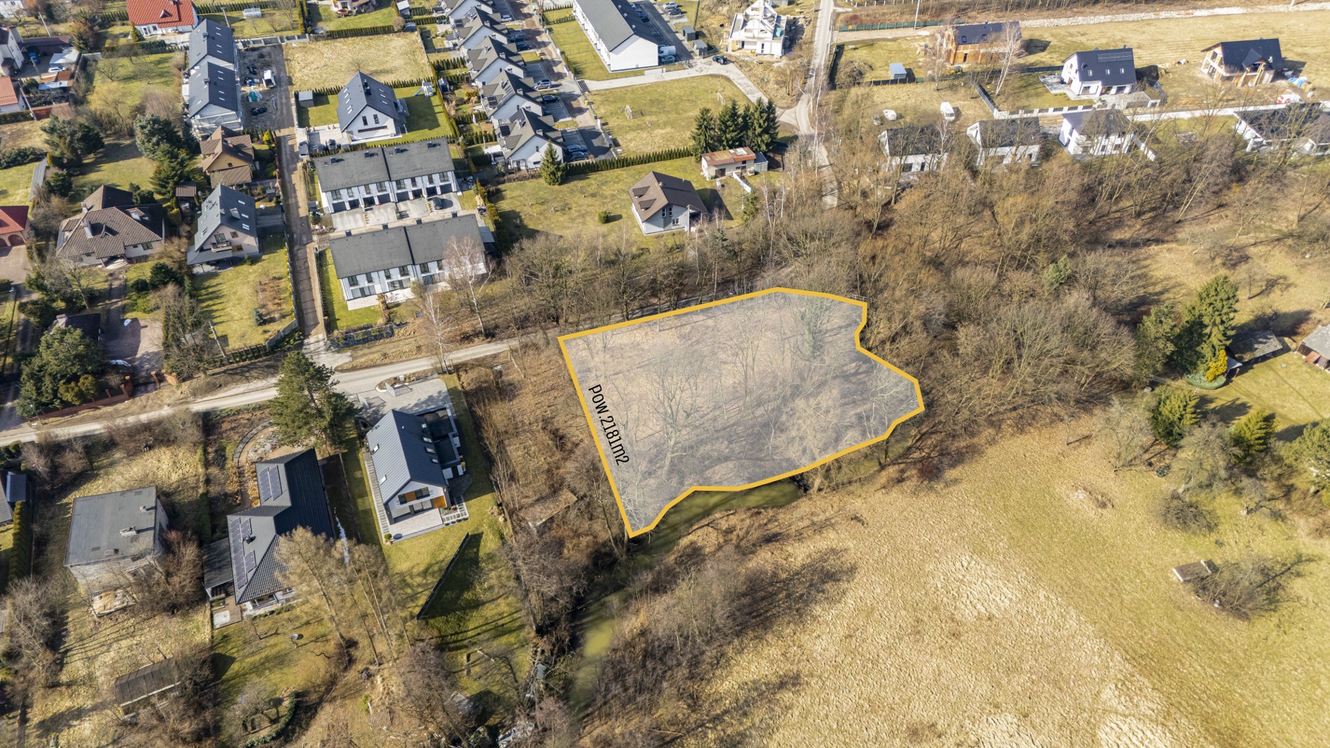 SKAWINA, UL. ŁANOWA | 2181 m² | OK. 1200 m² CZĘŚĆ BUDOWLANA (MN) | MEDIA W DRODZE | DOJAZD Z ASFALTU - Mehr