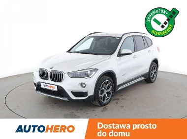 BMW X1 F48 Światła LED, xDrive, PDC, sportowe fotele, podgrzewane fotele, Navi-1