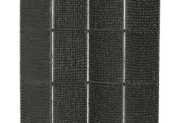 vidaXL 4-panelowy parawan pokojowy, czarny, 154x160 cm, hiacynt wodny247349