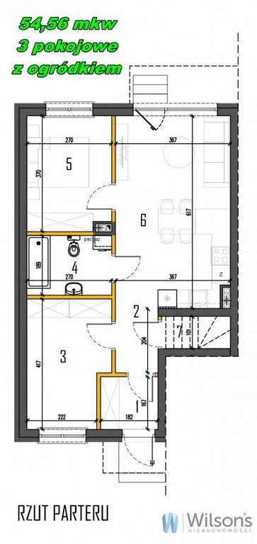Gotowy Parter 3-pokojowy z ogrodem i 2x parking – pohled 5