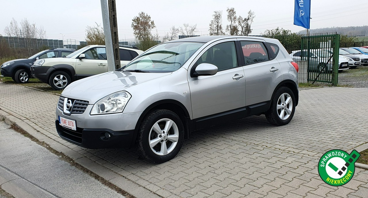 Nissan Qashqai I Panoramiczny dach/Klimatronik/Alufelgi/Hak holowniczy/Doskonały stan