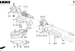 Claas RU600 - przekładnia kątowa 0009910270