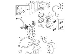 John Deere 9470RX - Wiązka przewodów podwozia RE586858 (Zawór sterujący)