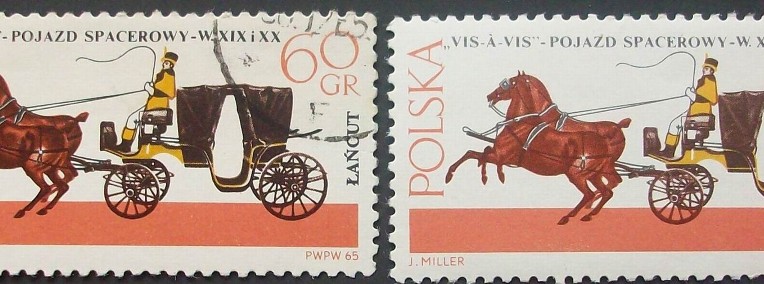 Znaczki polskie rok 1965 Fi 1498 odcienie - 2 znaczki-1