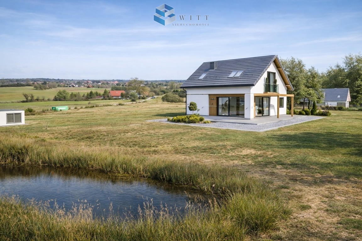 Działka 1200 m² z fundamentami + projekt 98 m² - Widok 4