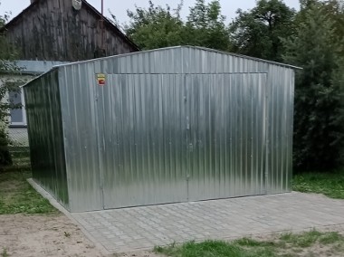 Garaż blaszany 4x5/ DWUSPAD/ Myślenice-1