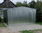Garaż blaszany 4x5/ DWUSPAD/ Myślenice