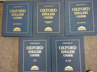 5 tomów Oxford English Course  edycja z ok. 1975 r-1