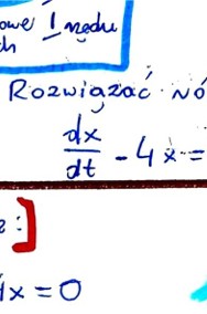 "Równanie różniczkowe I rzędu, uzmiennianie stałych" - Rozwiązanie zadania.-2