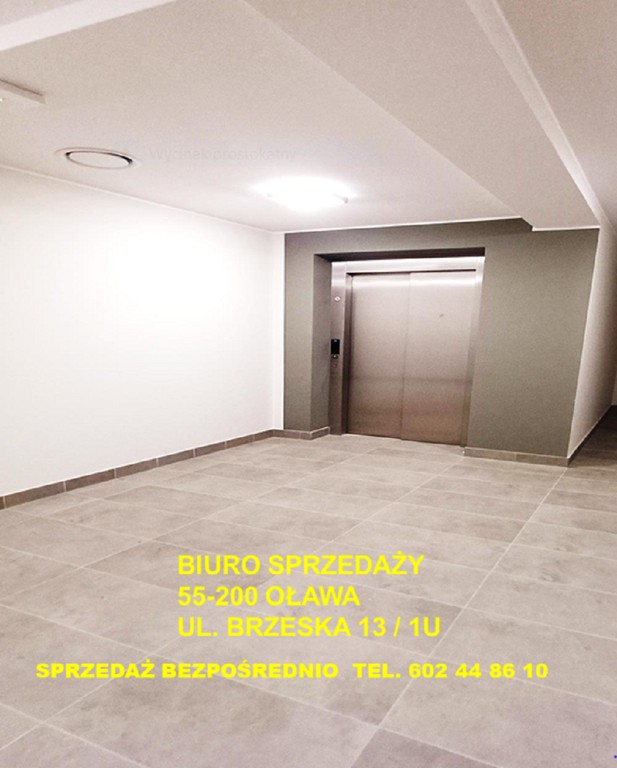 Oława 3 pokoje-Ipiętro-54.13 m²-balkon-winda-po odbiorach-SPRZEDAŻ BEZPOŚREDNIO - Widok 4