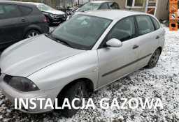 SEAT Ibiza IV 5 d, LPG, hak, polski salon, 2 klucze, przegląd do 2026, 2 kpl. kół