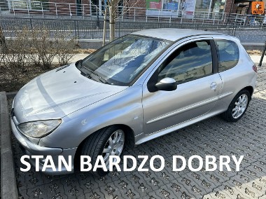 Peugeot 206 I Mocny silnik HDI, przegląd do 2027, alufelgi ,klimatronic, hak-1