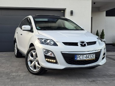Mazda CX-7 Bezwypadkowy 4x4 kamera *xenon* skóry *zarejestrowana* po serwisie-1