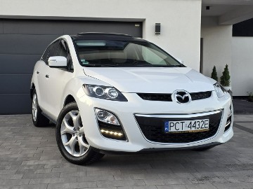 Mazda CX-7 Bezwypadkowy 4x4 kamera *xenon* skóry *zarejestrowana* po serwisie