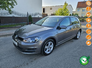 Volkswagen Golf VII Opłacony Zadbany Serwisowany DSG Klima Navi Alu 1Wł Po Serwisie-1