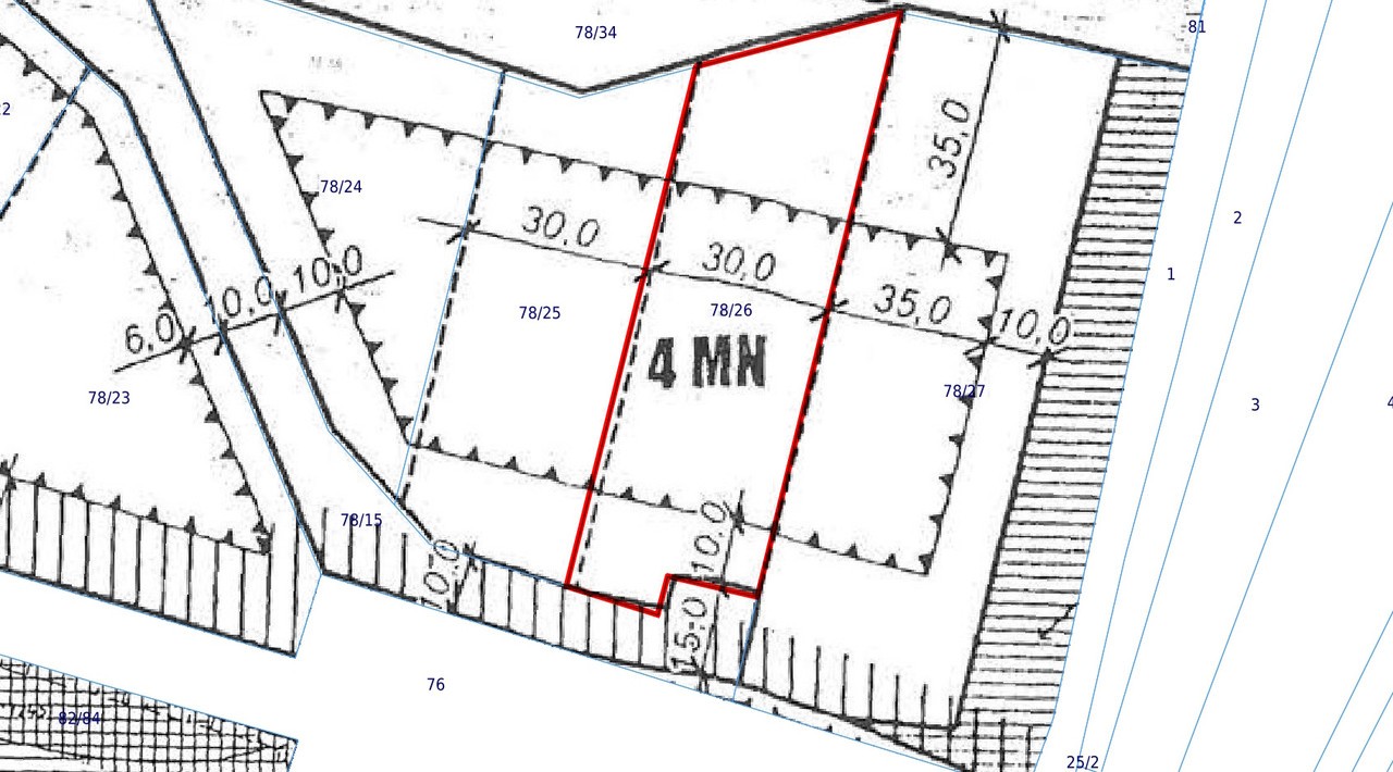 Działka mieszkaniowa Otomino gmina Żukowo 2748 m² - Widok 3