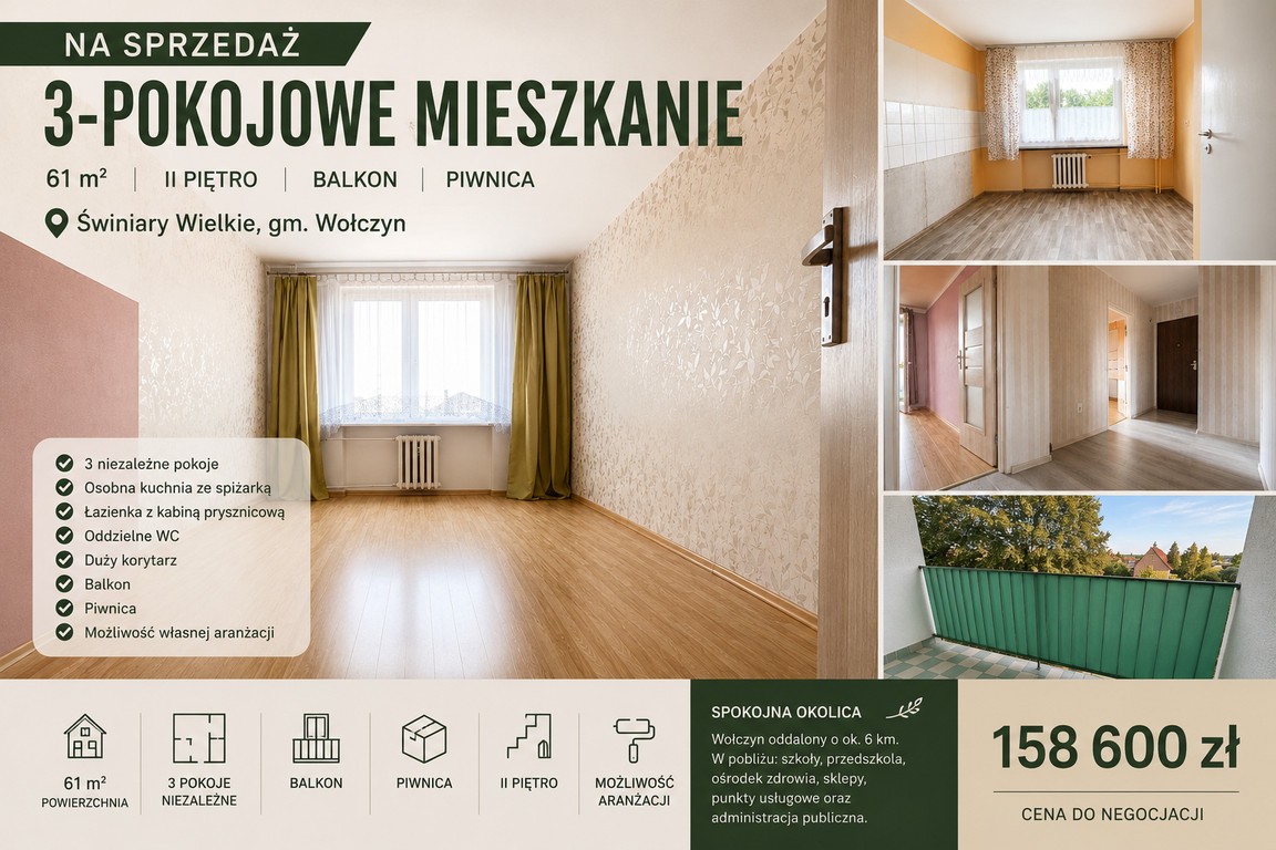mieszkanie na sprzedaż