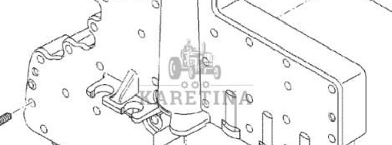 John Deere 7830 Obudowa zaworu sterującego skrzynią biegów R248584-1