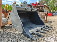 Łyżka Strickland 135cm do koparki Miller fi 80 Nowe zęby skalne CAT J300 RC