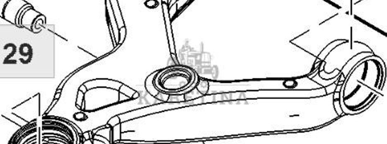 John Deere 8120 8220 8320 Wahacz Dolny Prawy Lewy R537610 R200349 R537611 R200350-1