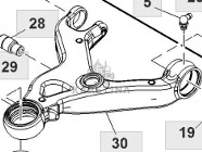 John Deere 8120 8220 8320 Wahacz Dolny Prawy Lewy R537610 R200349 R537611 R200350