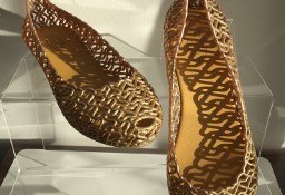 Gumowe Złote sandały obuwie świetne na wczasy i nie tylko  roz 38