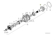 Claas Xerion 4000 - zwrotnica - obudowa łoźyska 0006278450