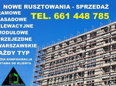 Rusztowanie elewacyjne 100m2 RUSZTOWANIA TYP PLETTAC BAUMANN - Polski Producent-1