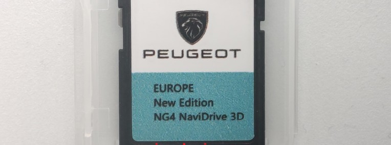Aktualizacja map dla systemów NG4 Peugeot EU 2023-1