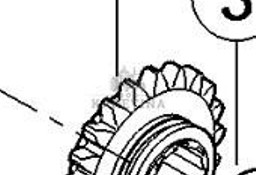 CLAAS Orbis 450 Koło Czołowe Przekładni Rozdzielającej CZĘŚCI 0001392990 00 0139 299 0