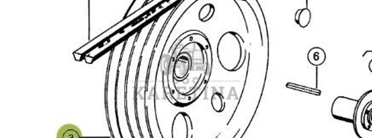 Claas Dominator 96 Koło Pasowe 0006030710 00 0603 071 0-1