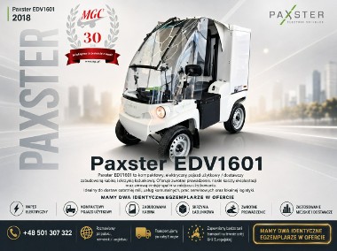 PAXSTER Cargo EDV 1601 / ELEKTRYCZNY / JAK MELEX / MINI DOSTAWCZAK-1