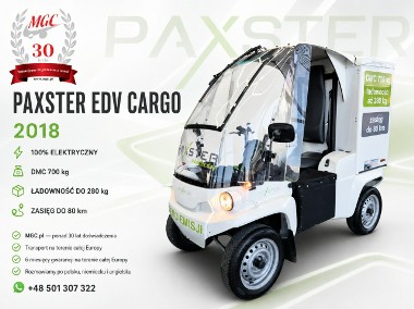 PAXSTER Cargo EDV 1601 / ELEKTRYCZNY / JAK MELEX / MINI DOSTAWCZAK-1