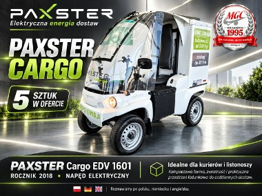 PAXSTER Cargo EDV 1601 / ELEKTRYCZNY / JAK MELEX / MINI DOSTAWCZAK-1