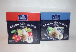  Herbata Lord Nelson wiśnia z lipą oraz czarna porzeczka i czarny bez 20t