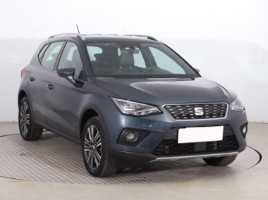 SEAT Arona , Salon Polska, Skóra, Navi, Klimatronic, Tempomat,-1