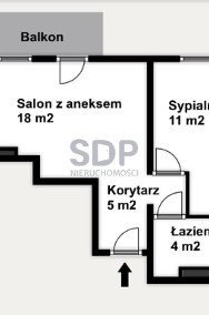 Mieszkanie 2-pokojowe na najwyższym piętrze-2