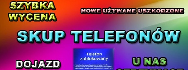 SKUP TELEFONÓW NOWE UŻYWANE USZKODZONE ZABLOKOWANE / ŚLĄSK / WIELOWIEŚ-1