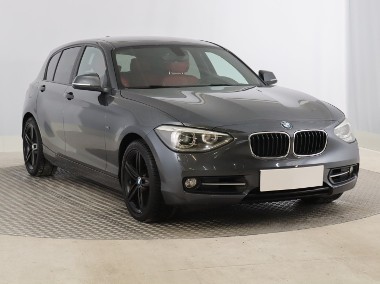 BMW SERIA 1 , Salon Polska, Skóra, Xenon, Bi-Xenon, Klimatronic,-1