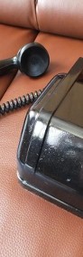 Stary wojskowy telefon w czarnym bakelicie Unikat Retro!-4
