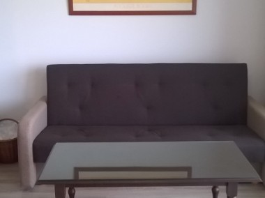 NOWA sofa-kanapa ,  3 osoby do siedzenia ,rozkładana z pojemnikiem na pościel-1
